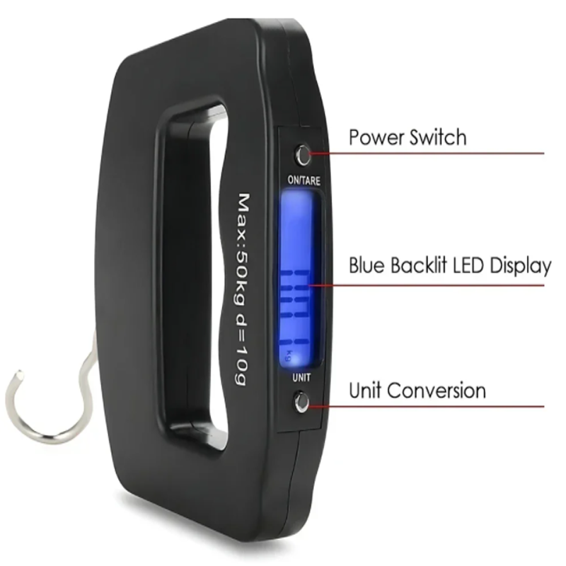 50kg/10g Travel Luggage Scale  – обзор и цена Fishing Equipment Carp
