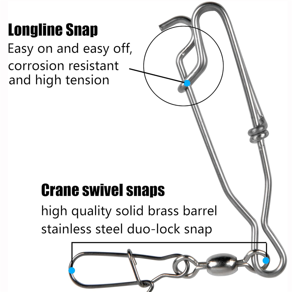 5Pcs Decoy Long Line Clips Lon – обзор и цена Fishing Equipment Line