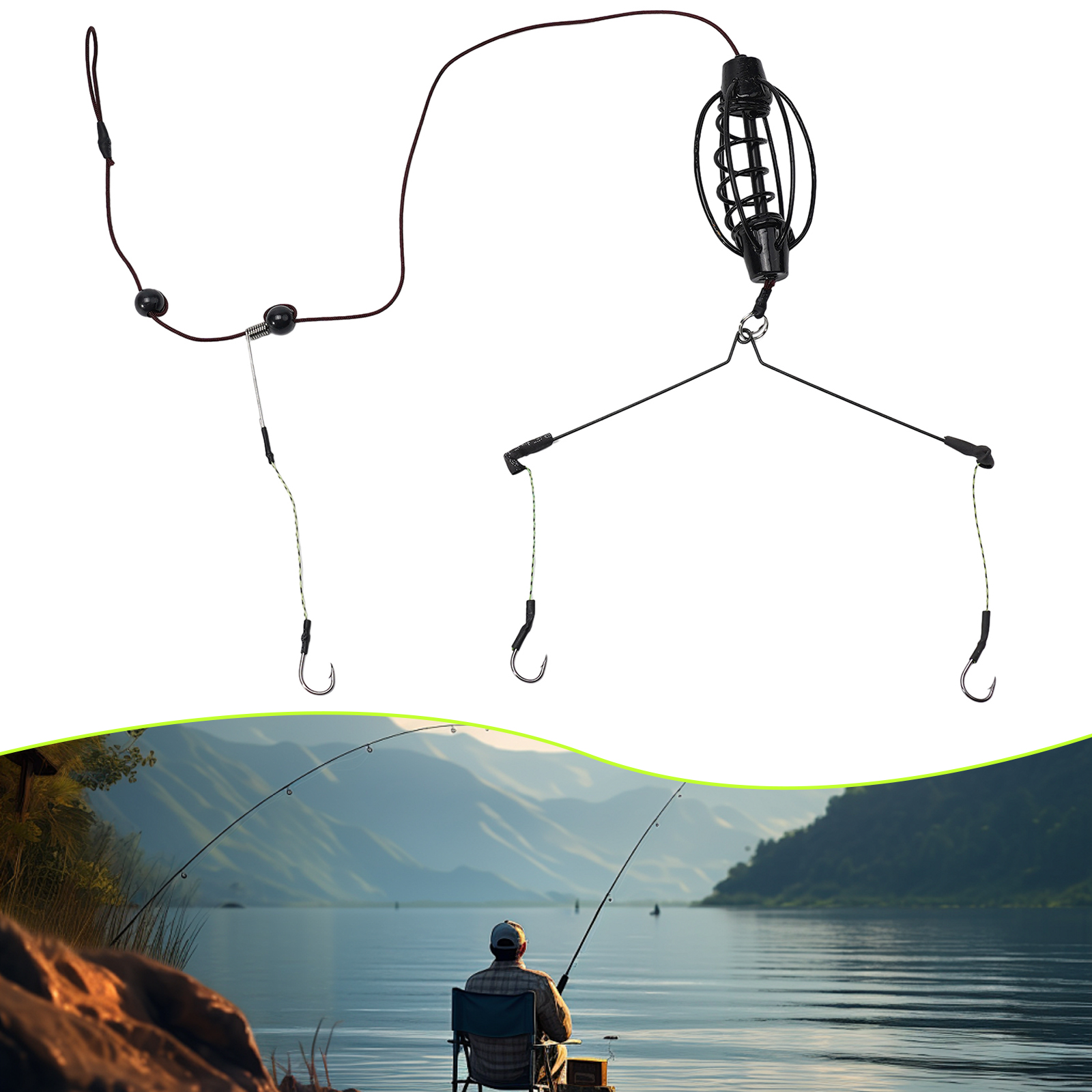 1PCS Carp Fishing Feeder Europ – обзор и цена Fishing Equipment Line
